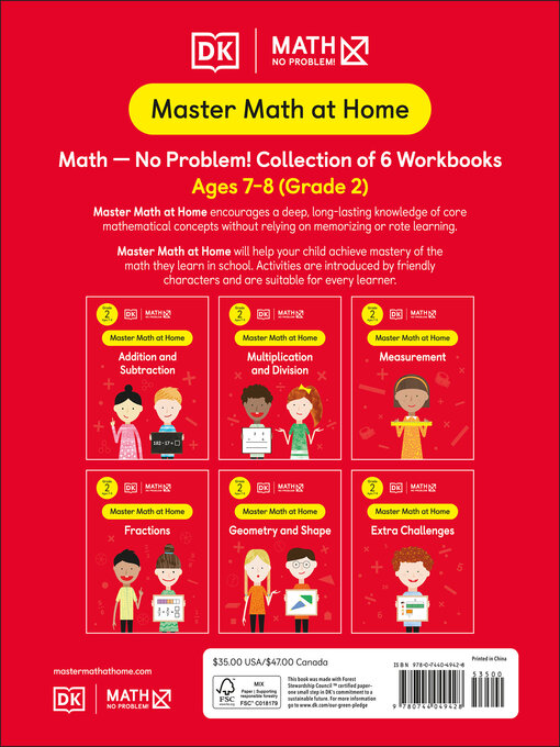 Title details for Math--No Problem! Collection of 6 Workbooks, Grade 2 Ages 7-8 by Math - No Problem! - Wait list